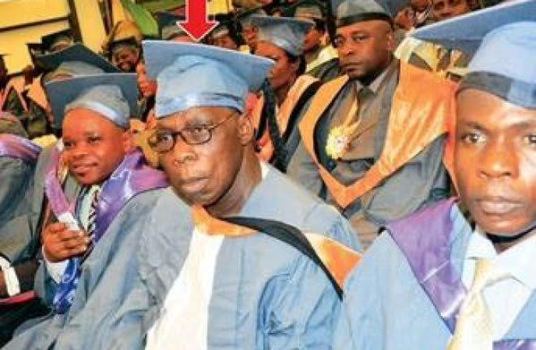Obasanjo graduates from National Open University of NigeriaObasanjo graduates from National Open University of Nigeria